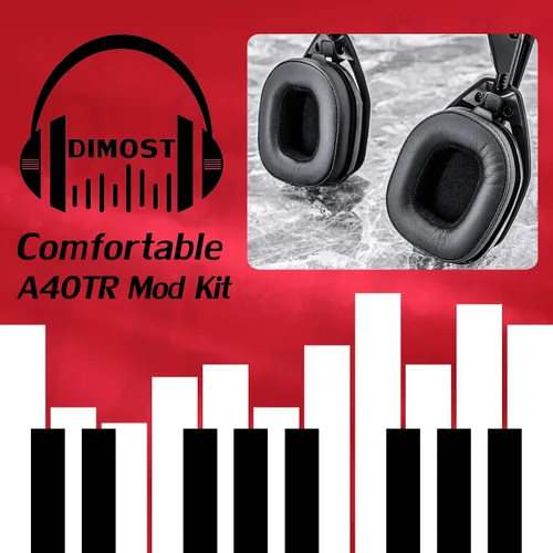 Vista 7 de Diadema con almohadillas compatibles con auriculares Astro A40 TR (cuero)