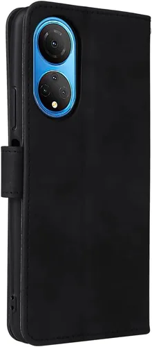Vista 6 de Compatible con Honor X7, cubierta trasera magnética de cuero plegable con ranura para tarjeta para Honor X7