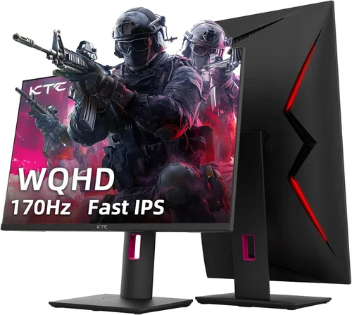 Vista 13 de KTC Monitor para juegos de 24 pulgadas 180Hz - Monitores de computadora 2K 1440P, monitor IPS rápido con HDR 400, sincronización adaptativa, hasta