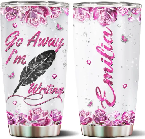 Vista 13 de Regalos de artista para hombres, vasos personalizados de acero inoxidable de 20 onzas, 30 onzas, taza de viaje para café, taza de viaje, regalo