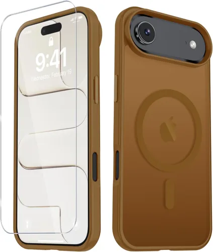 Vista 1094 de Funda para Google Pixel 10 Pro XL, cubierta magnética mate, color negro Fit for MagSafe, Screen Protector included, Shockproof Military Grade