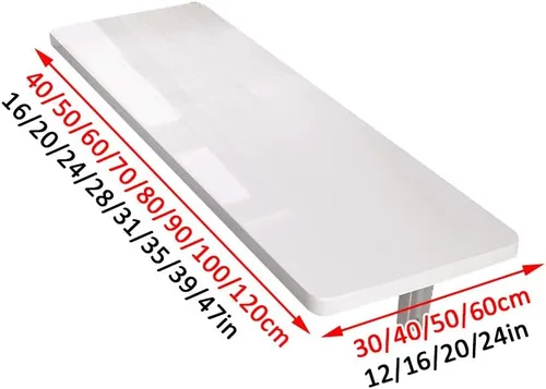 Vista 2 de Mesa de comedor de consola de cocina montada en la pared, escritorio plegable multifunción para ahorrar espacio, mesa de aprendizaje para colgar