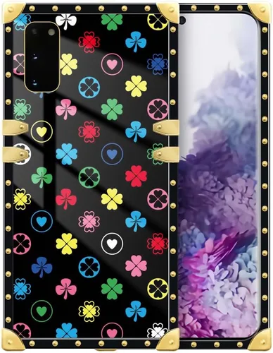 Vista 133 de Funda compatible con Samsung Galaxy S10 4G, TPU suave de lujo y parte trasera de policarbonato duro para niñas y mujeres, funda protectora a prueba