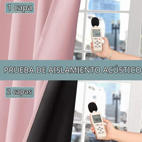 Vista 7 de BGment Cortinas 100% opacas para dormitorio de bebé, 63 pulgadas de largo, 2 paneles de cortinas de ventana con aislamiento térmico y ojales