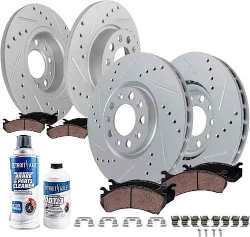 Vista 41 de Detroit Axle - Kit de freno delantero para Ford F-150 2010-2011, Ford Expedition Lincoln Navigator 2010-2021, repuesto de pastillas de freno