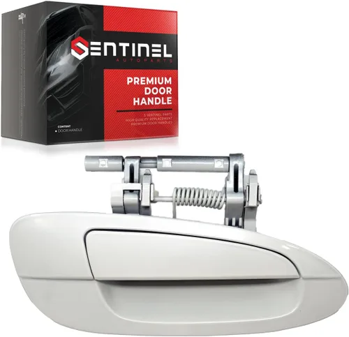 Vista 6 de Manija de puerta exterior exterior delantera izquierda lado del conductor compatible con Nissan Altima 2002-2006 reemplaza # 80607-8J009, NI1310123