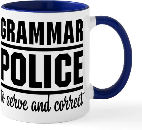 Vista 57 de CafePress Taza de café de cerámica de 11 oz (11.0 fl oz) de Police Mom