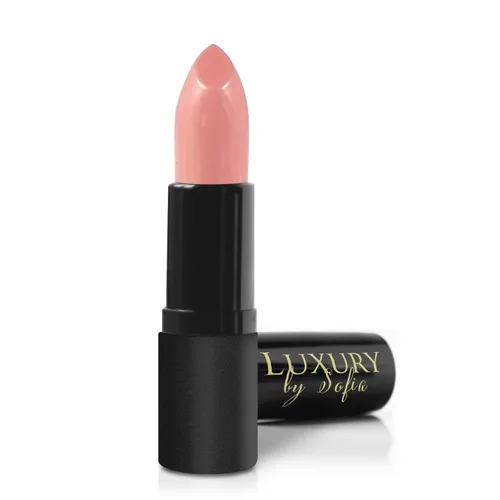 Vista 12 de Luxury by Sofia Lápiz labial totalmente natural, color de labios semimate, hidratante, de larga duración, maquillaje vegano para mujeres (fe)