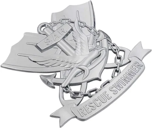 Vista 24 de Emblema de metal de la tripulación de la Fuerza Aérea