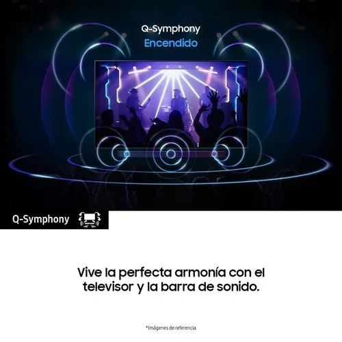 Vista 7 de Samsung 55# Crystal 4K Smart TV