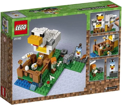 Vista 3 de El gallinero Juego de construcción LEGO Minecraft 21140 (198 piezas)