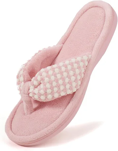 Vista 10 de ULTRAIDEAS - Sandalias Flip Flop para mujer de espuma con memoria para usar en casa
