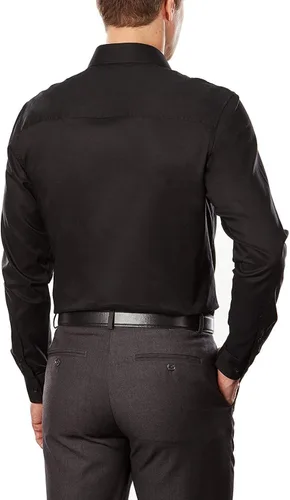 Vista 2 de Kenneth Cole Mens Dress Shirt Slim Fit Solid