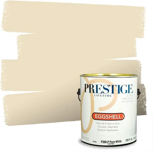 Vista 18 de PRESTIGE Pintura exterior e imprimación en uno, Apalaches, plano, 1 galón