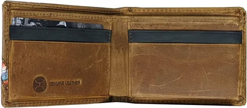 Vista 42 de HOOEY Cuero Bi-Fold Hombre, Hands-Up- Estampado Nómada, Talla única, 2812937