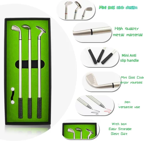 Vista 2 de Juegos de escritorio de golf, mini regalos de escritorio para adultos, niños, papá, mamá, hombres, mujeres, jefe, compañeros de trabajo, niños