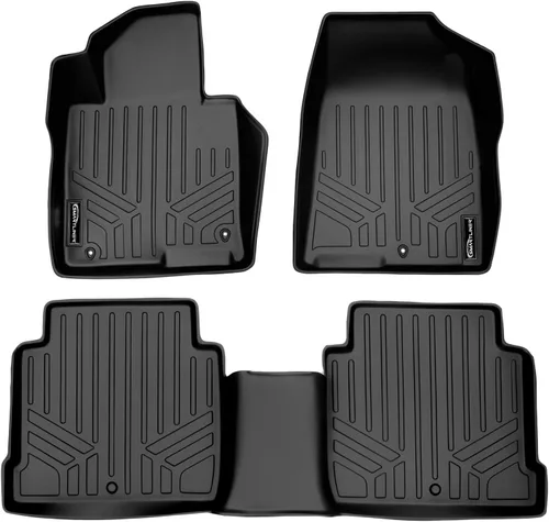 Vista 13 de SMARTLINER Alfombrilla de suelo para maletero de carga para todo tipo de clima para Hyundai Sonata 2011-2014