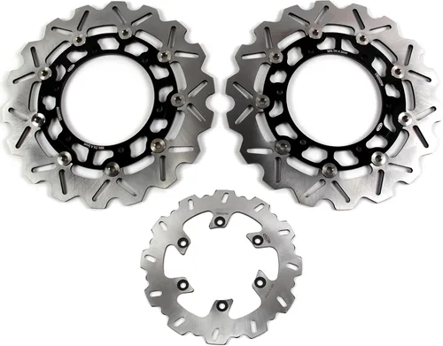 Vista 12 de Arashi Discos de freno delanteros y traseros para Yamaha YZF R1 R1M 2004-2006 2015-2022 / R6 2017-2019 / MT10 FZ10 (ABS) 2016-2020 / MT-10 FZ-10 SP