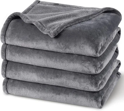 Vista 56 de PHF - Manta de forro polar, tamaño King, 120 x 4.23 – 10.58 oz, ligera, cálida, color beige