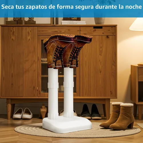 Vista 5 de LAVIEAIR Silent Boot Dryer for Work Boots Sneakers, No Heat Shoe Dryer