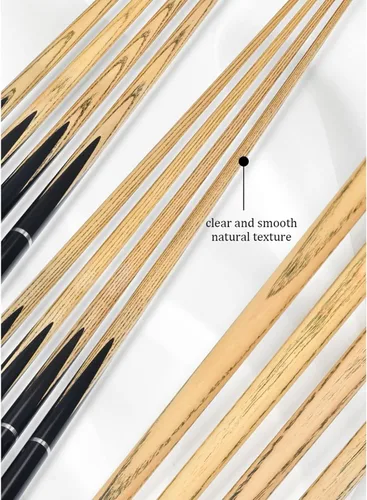 Vista 7 de Tacos de billar profesionales 145cm Snooker cue, 3/4 Split, 17-18 oz, Chinese Black Eight, American Nine Ball(Color:a,Size:10mm)