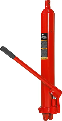 Vista 9 de BIG RED T30808 Torin - Gato hidráulico de largo ram con bomba de doble pistón y base Clevis