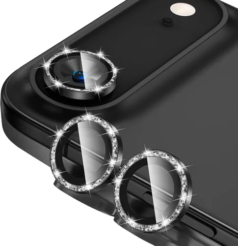 Vista 31 de Tensea Protector de Lente de Cámara para iPhone 13 mini/iPhone 13, Cubierta de Cámara de Vidrio Templado 9H Protector de Pantalla Anillo Individual
