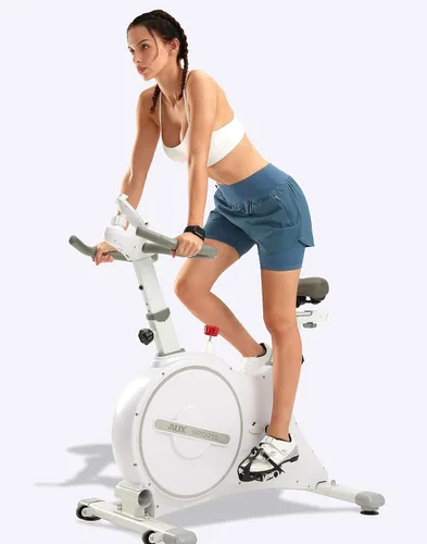 Vista 6 de Bikewa Pantalones cortos de ciclismo de montaña para mujer, acolchados en 4D, con bolsillos con cremallera
