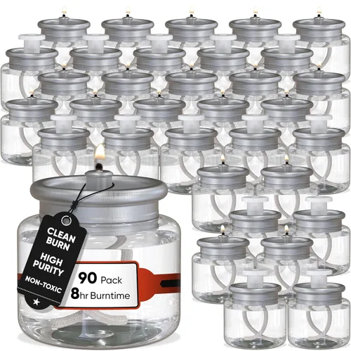 Vista 9 de Candle Charisma Velas líquidas desechables, velas de té de aceite con tiempo de combustión extendido de 8 horas, vela líquida sin goteo, combustible