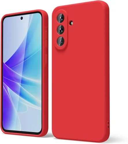 Vista 140 de oakxco Funda para teléfono Samsung Galaxy A12 con agarre de silicona líquida, linda delgada fina suave cubierta de gel de goma TPU lisa para mujeres