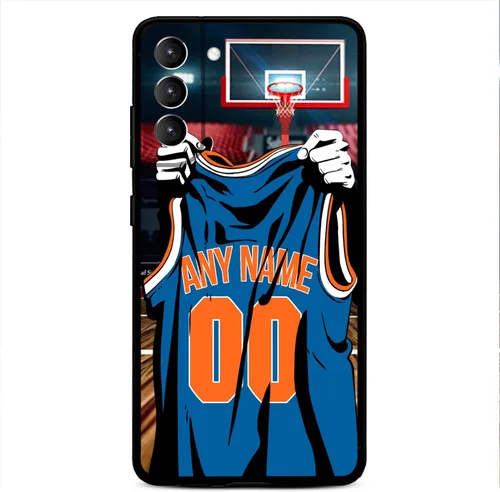 Vista 26 de Nombre y número personalizados – Atlanta Basketball Jersey – Funda de silicona líquida para Samsung Galaxy S26 S25 S24 S23 S22 S21 Plus S20 + Ultre