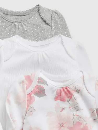 Vista 2 de GAP Conjunto de body de manga larga favorito de 3 piezas para bebé niña