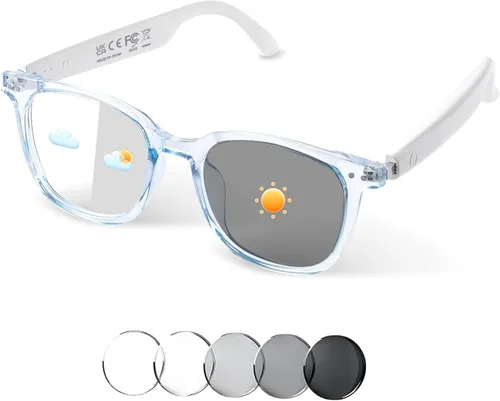 Vista 15 de Lentes inteligentes para hombres y mujeres, gafas de sol Bluetooth con altavoces polarizados UV400, gafas de audio de oreja abierta para ciclismo