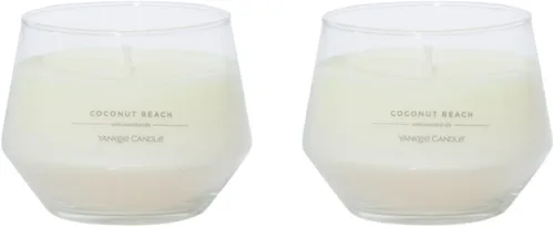 Vista 7 de Yankee Candle Vela de estudio con aceites esenciales, noche de verano, 10 onzas (paquete de 2)