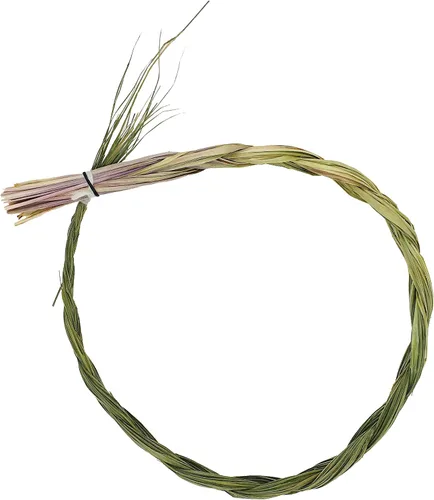 Vista 6 de Alternative Imagination Sweetgrass Braid - Incienso natural - 18 a 23 pulgadas de largo