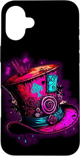 Vista 22 de Funda para iPhone 11 Pro Max We're All Mad Here Pink Steampunk Alicia en el país de las maravillas