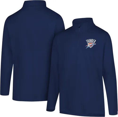 Vista 58 de Ultra Game Camiseta oficial de la NBA de manga larga con cremallera corta para hombre Gris Caliente Carbón