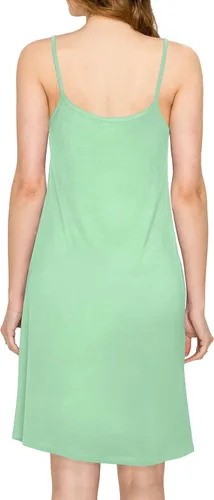 Vista 4 de Lock and Love - Vestido corto de túnica Cami para mujer con cuello en V y tirantes delgados, fabricado en Estados Unidos