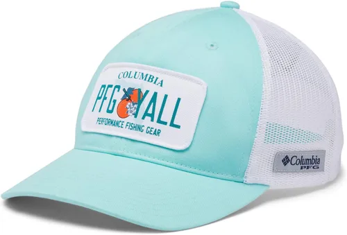 Vista 3 de Columbia Parche PFG Trucker Snap Back Placa de matrícula gris frío/Tx