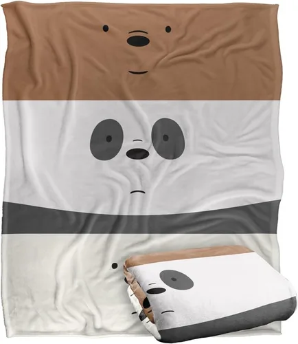 Vista 16 de We Bare Bears Grizz - Manta de tacto sedoso, súper suave, 36 x 58 pulgadas