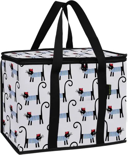 Vista 19 de BeeGreen Bolsa térmica térmica suave para comestibles, compras, playa, viajes, almuerzo, plegable, a prueba de fugas, enfriadores de hielo grandes