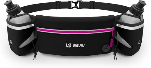 Vista 15 de Q-RUN Cinturón de hidratación para correr, Negro