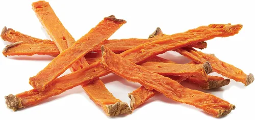 Vista 3 de Golosinas de batata dulce en forma de papas fritas de Caledon Farms para perros: 220G/7.8OZ