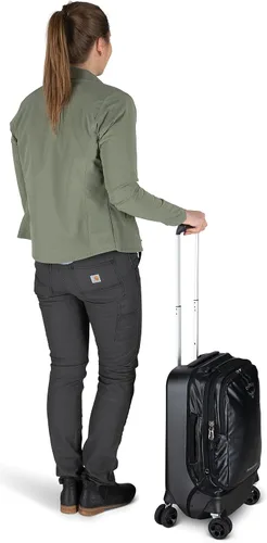 Vista 7 de Osprey Transporter Hybrid Equipaje de mano, 4 ruedas giratorias, 22 pulgadas36 L, color negro