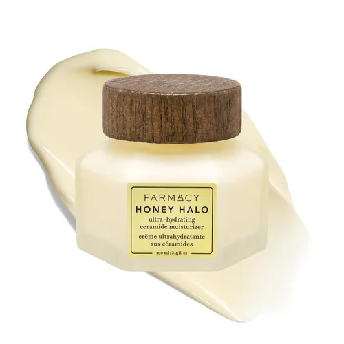 Vista 14 de Farmacy Honey Cloud Crema hidratante facial – Loción facial ligera con ácido hialurónico + péptidos – Humedad transpirable + reparación de barreras