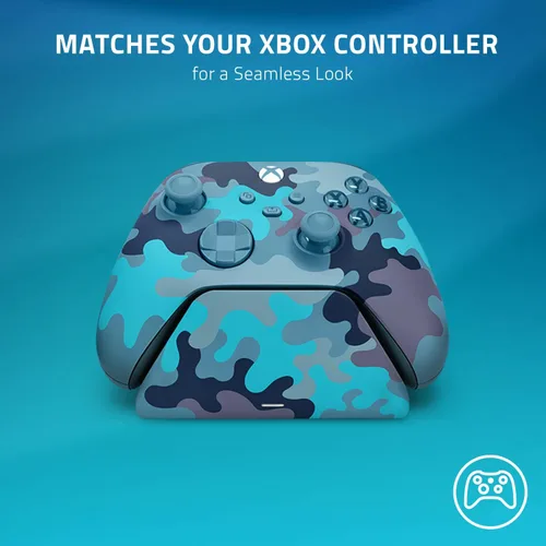 Vista 2 de Razer Universal Quick Charging Stand for Xbox Series XS Magnetic Secure Charging - Perfectly Matches Xbox Wireless Controllers - USB Powered