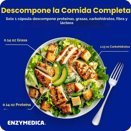 Vista 6 de Enzymedica Cápsulas básicas para digestión, 29050, 30, 1, 1 Digestive Enzyme Supplement for Women & Men, Enzyme Capsules for Digestion, Gut Health