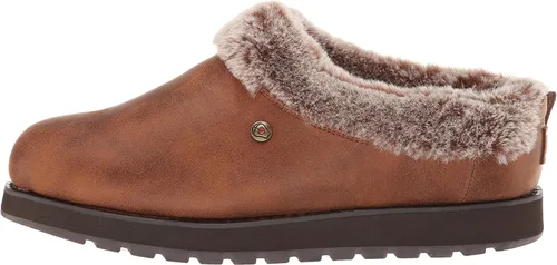 Vista 8 de Skechers Keepsakes-R E M Shootie con forro de piel sintética y pantuflas de espuma viscoelástica
