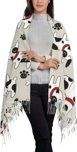 Vista 3 de Bufanda para mujer, chales de Pashmina para invierno, cálida, suave, con sensación de cachemira, regalos