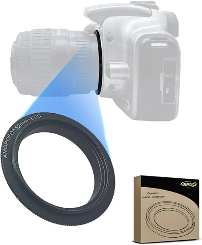 Vista 25 de Anillo inverso de lente macro de 1.929 in compatible con Canon EF-S 90D 80D 70D 60Da 60D 50D 40D 30D T6 T7 T5 SL3 SL2 T8i T7i T6i T6s T5i con lente